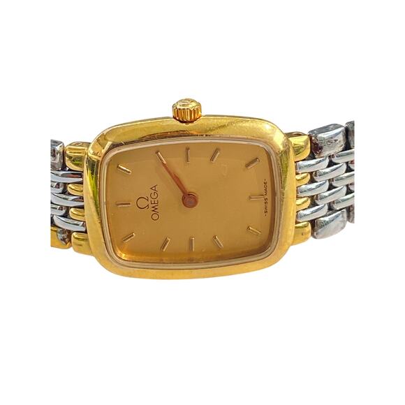 Authentic Omega Vintage Women's Watch – Two-Tone Gold & Silver - Picture 4 of 12